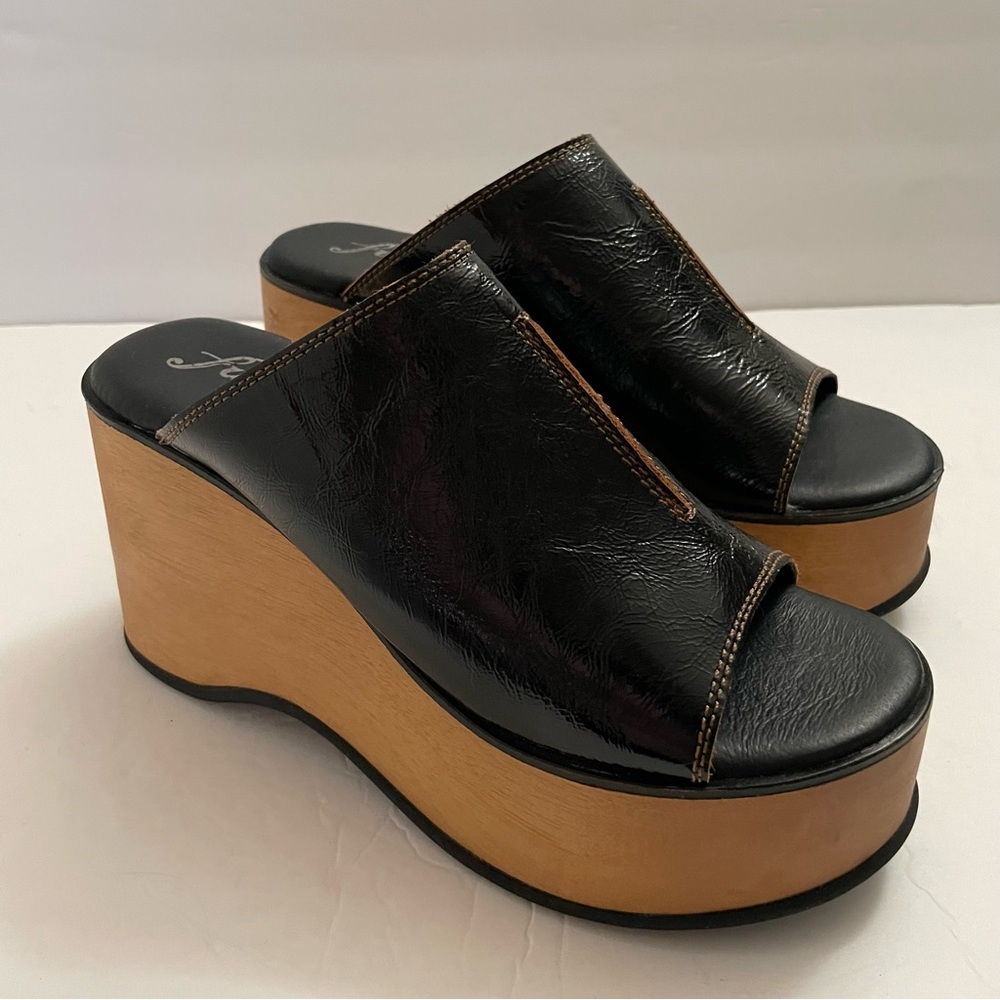 Free People Black Gabriela Clogs Size 39 - Picture 13 of 13